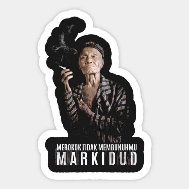 Traditional Smoker Sticker by soaktrendingworld